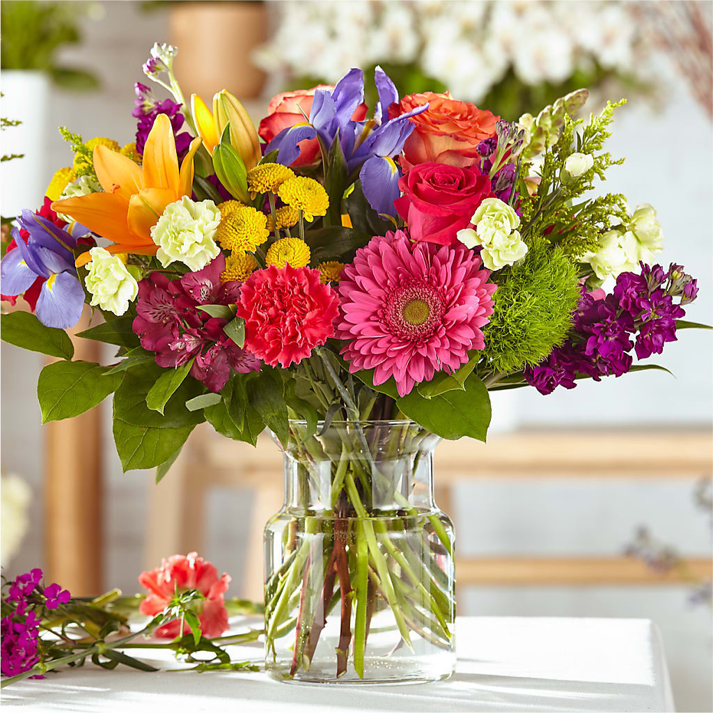 Bold & Bright – A Florist Original – Flowers By Vee, Tracy CA