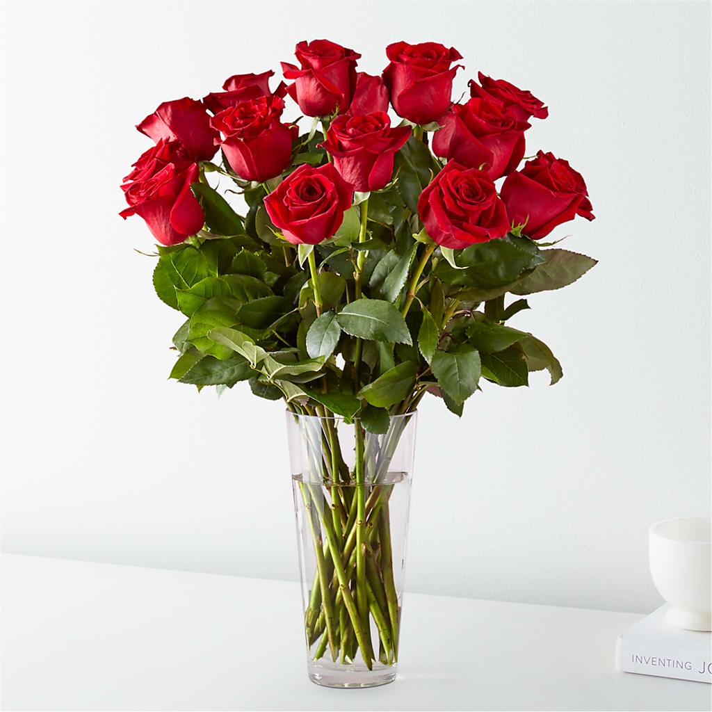 Long Stem Red Rose Bouquet – Flowers By Vee, Tracy CA