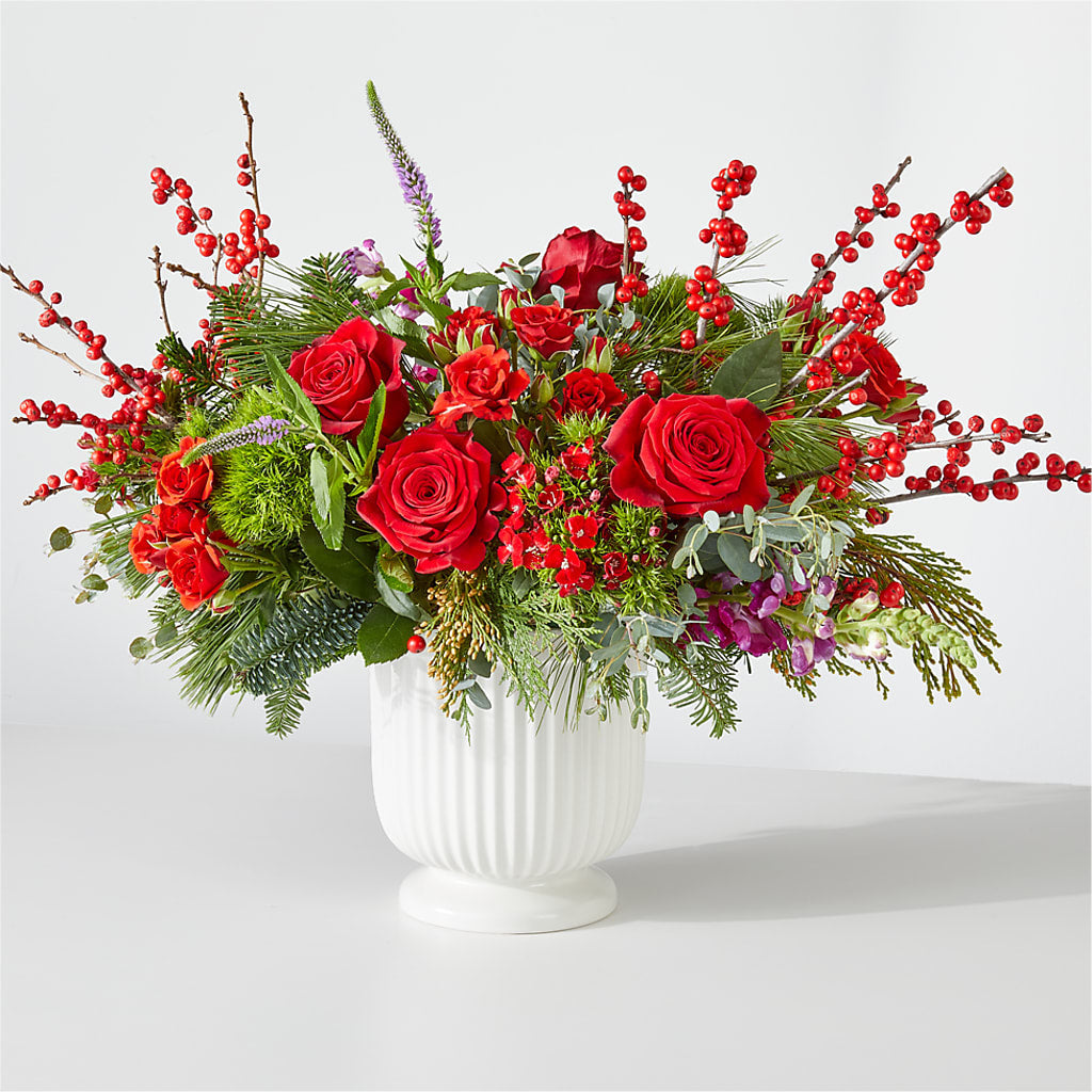 Big Red Bow Bouquet – Flowers By Vee, Tracy CA