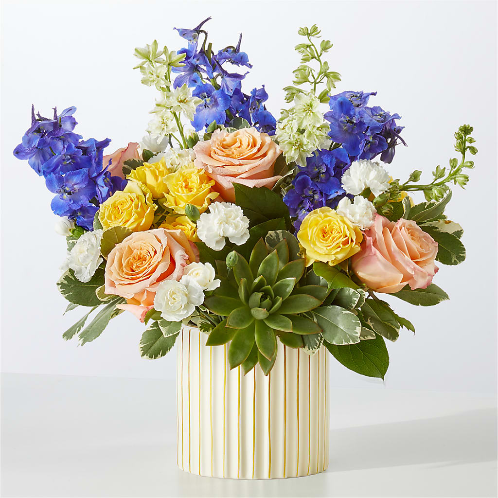 Cobalt Reverie Bouquet – Flowers By Vee, Tracy CA