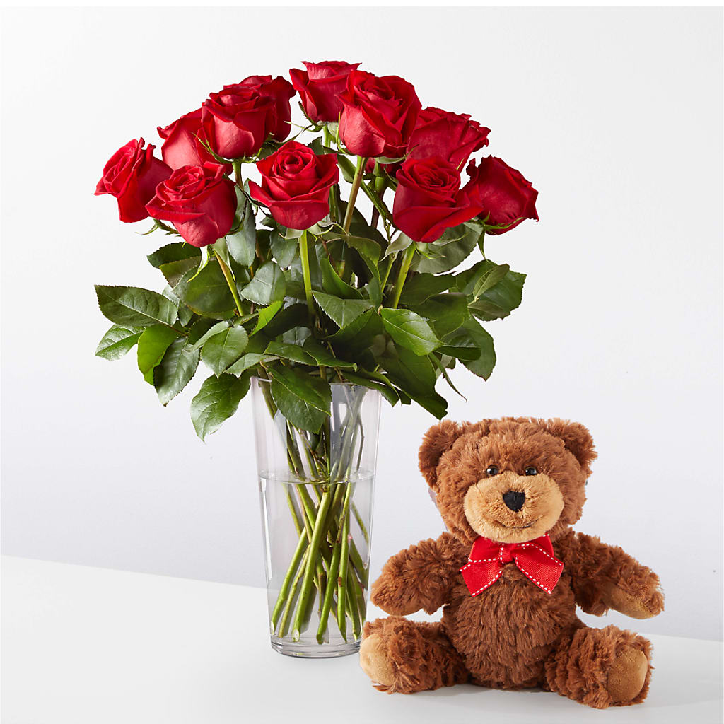 Romantic Long Stem Red Rose Bouquet Bundles – Flowers By Vee, Tracy CA