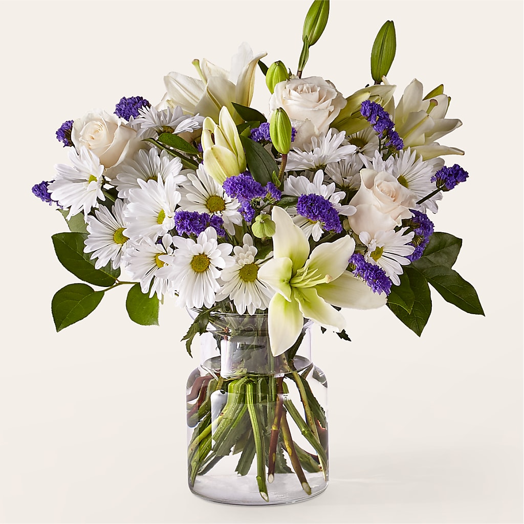 Beyond Blue Bouquet – Flowers By Vee, Tracy CA