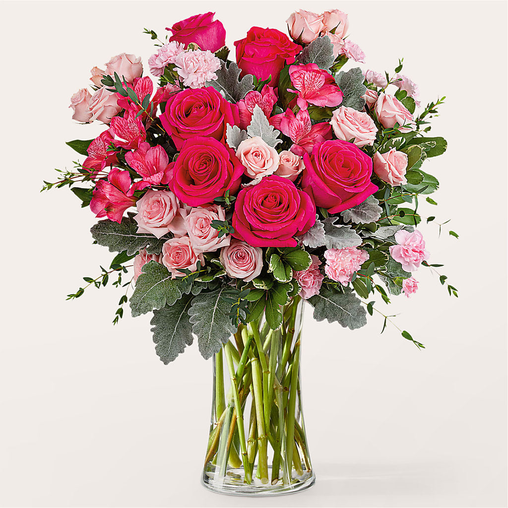 Tickled Pink Bouquet – Flowers By Vee, Tracy CA