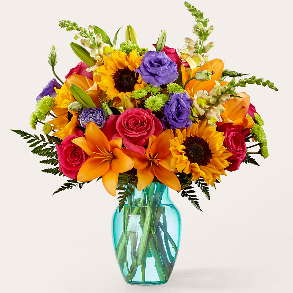 Double Rainbow Bouquet – Flowers By Vee, Tracy CA