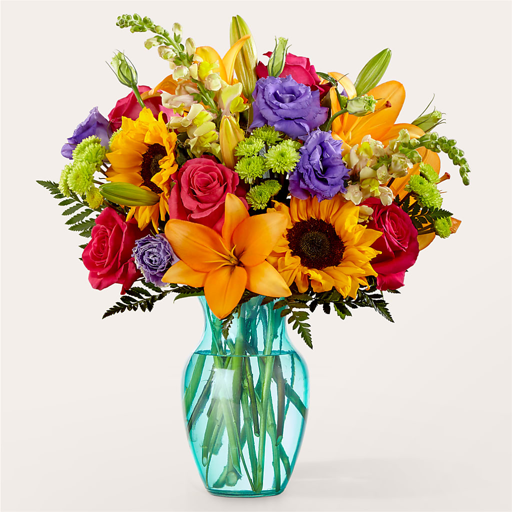 Double Rainbow Bouquet – Flowers By Vee, Tracy CA