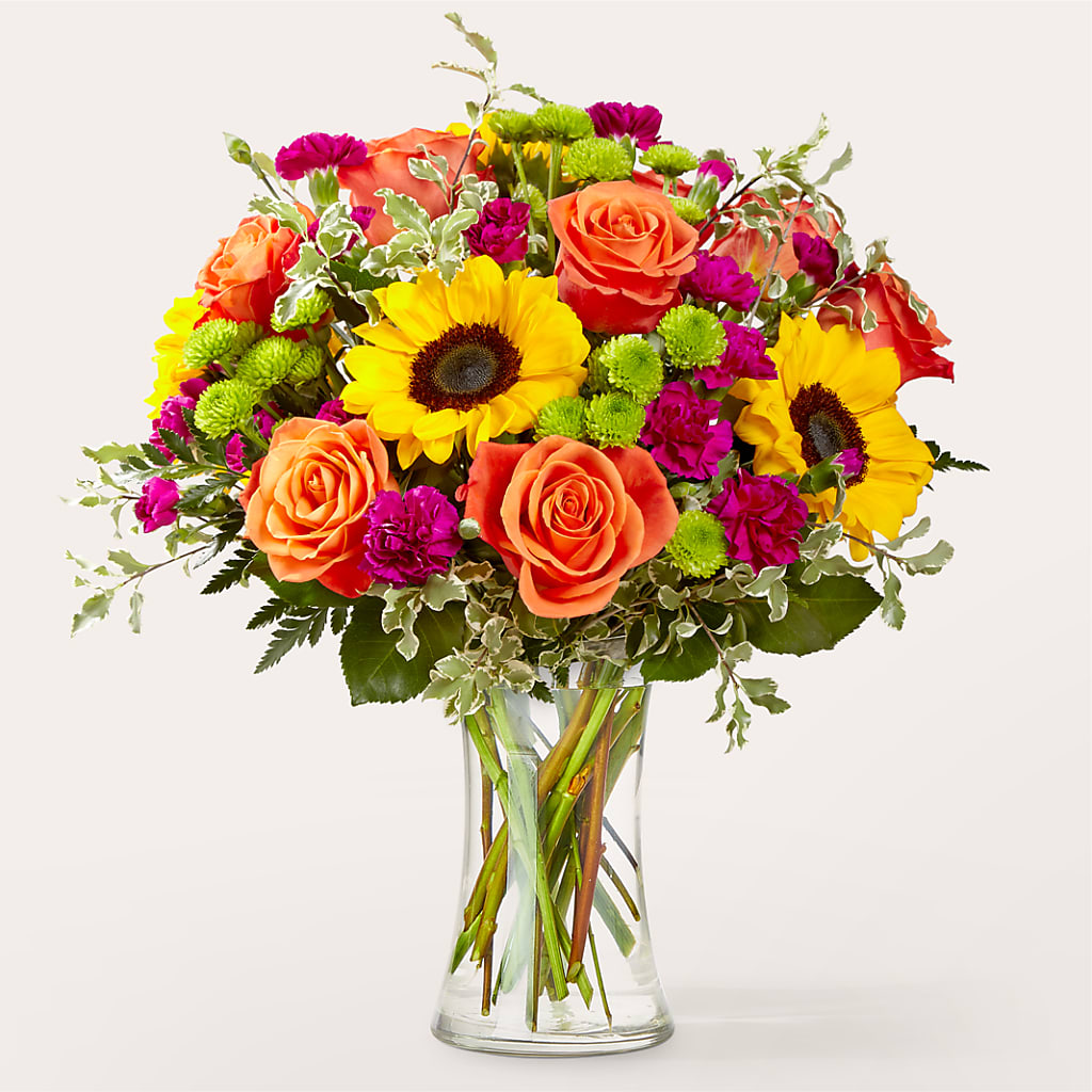 Warmth & Light Bouquet – Flowers By Vee, Tracy CA