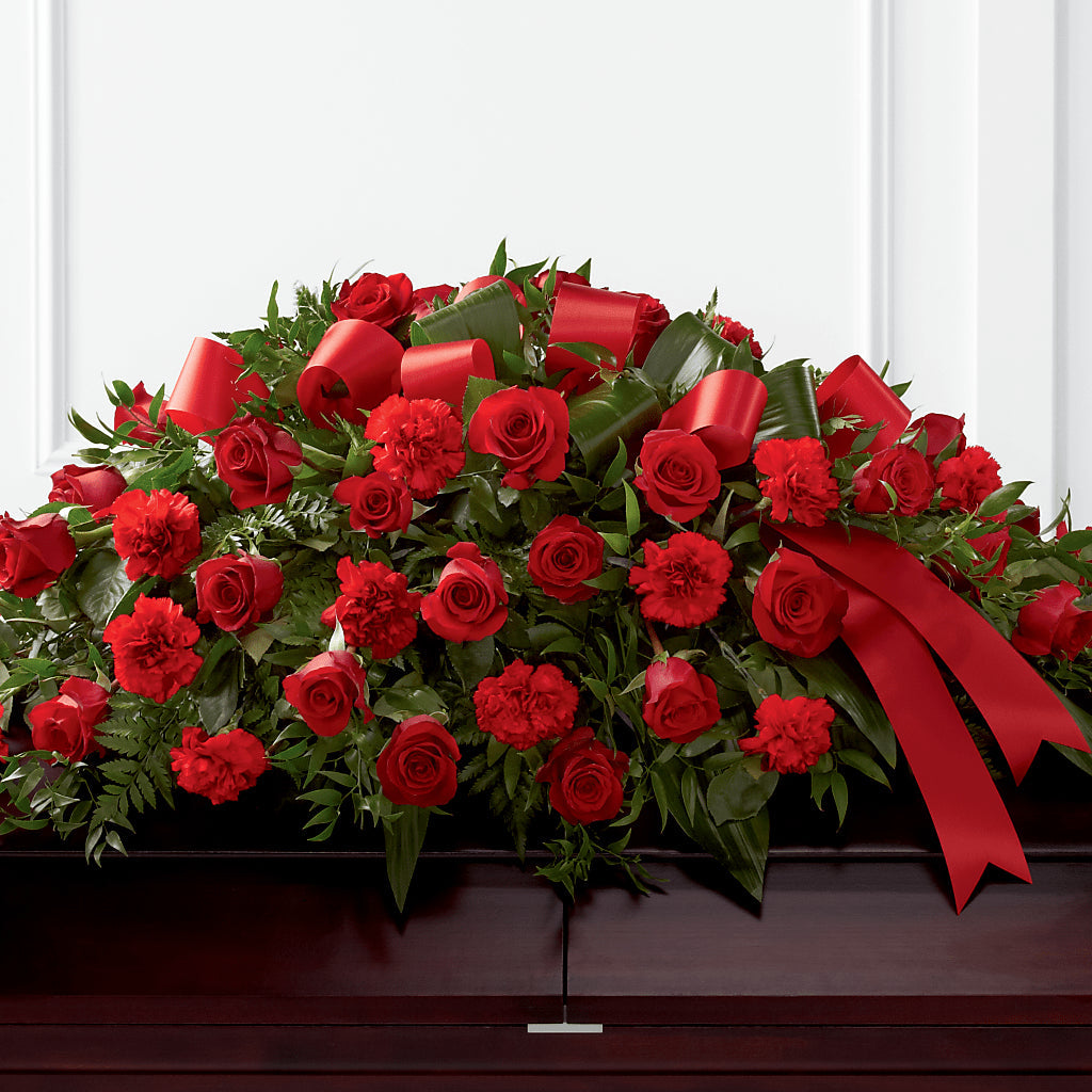 Tribute of Life Casket Spray – Flowers By Vee, Tracy CA