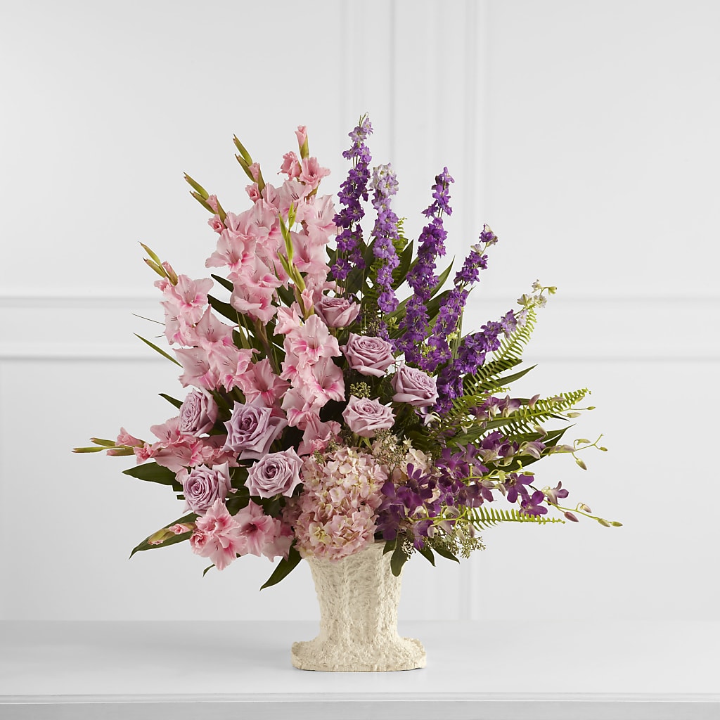 Flowing Garden Arrangement – Flowers By Vee, Tracy CA