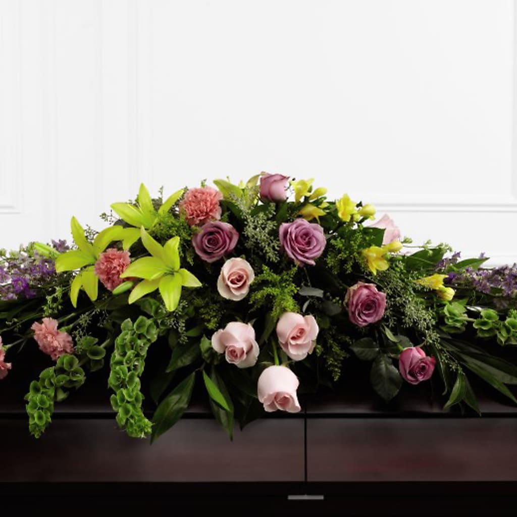 Forever Beloved Casket Spray – Flowers By Vee, Tracy CA