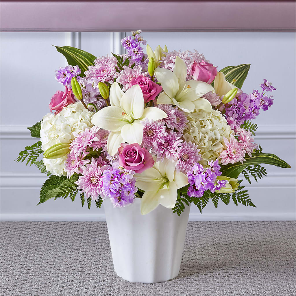 Heaven Sent Floor Basket – Flowers By Vee, Tracy CA