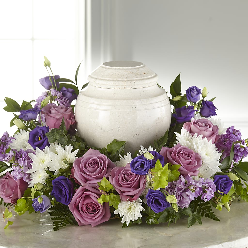 Blooming Sympathy Cremation Adornment – Flowers By Vee, Tracy CA
