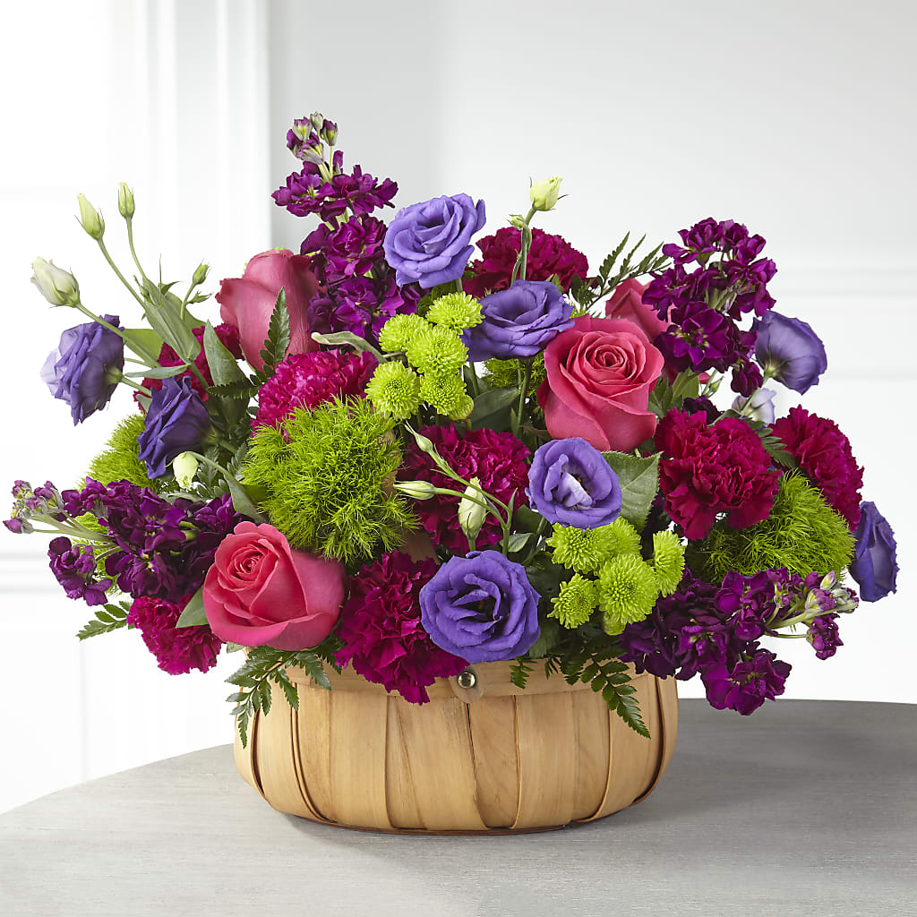 Serene Sanctuary Basket – Flowers By Vee, Tracy CA