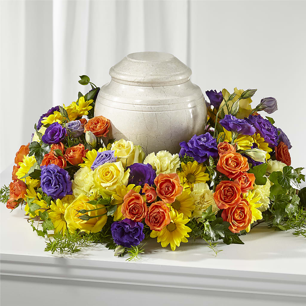 Blossoms of Remembrance Cremation Adornment – Flowers By Vee, Tracy CA