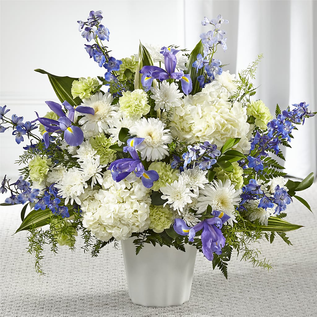 Soft Serenity Floor Basket – Flowers By Vee, Tracy CA