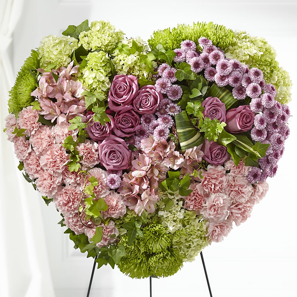 Heartwarming Standing Heart – Flowers By Vee, Tracy CA
