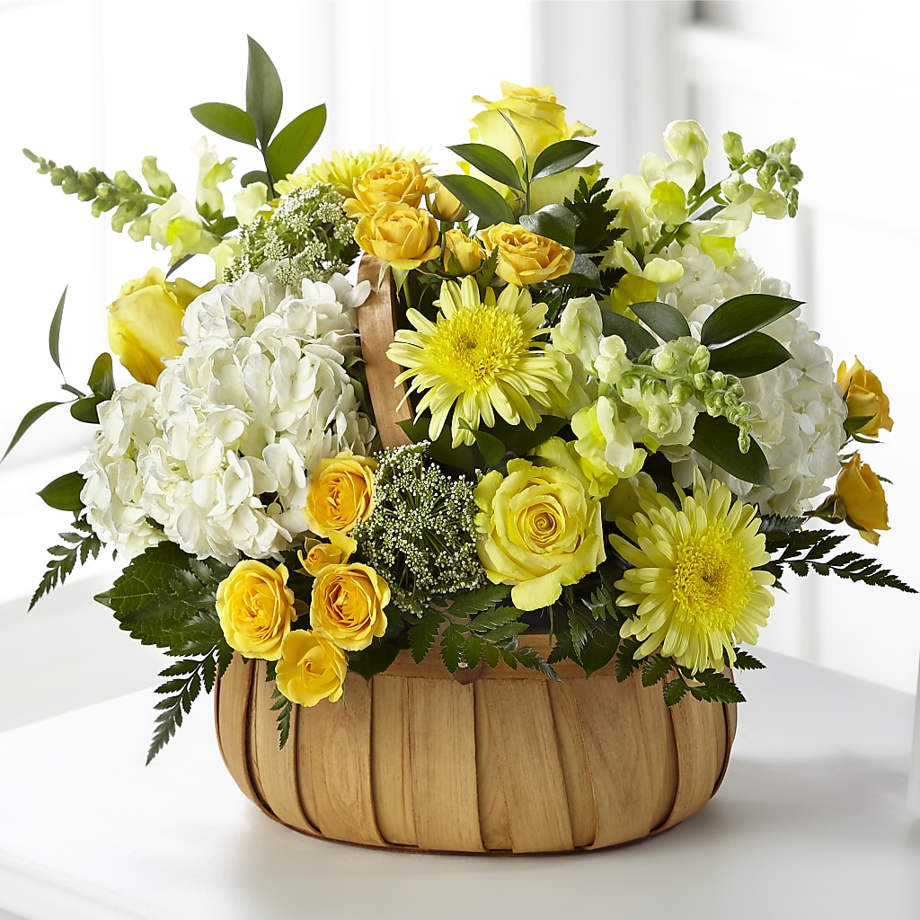 Rustic Remembrance Basket – Flowers By Vee, Tracy CA