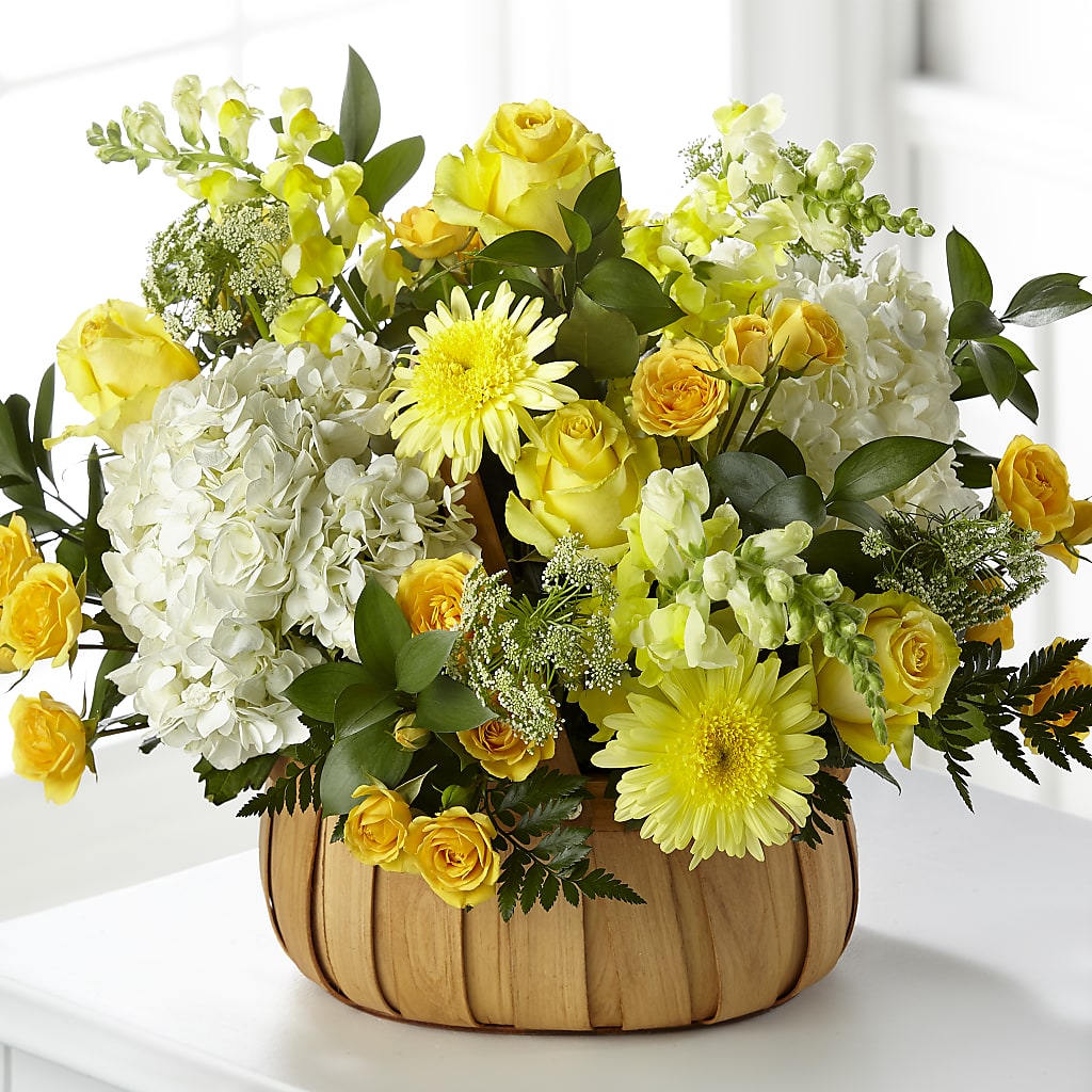 Rustic Remembrance Basket – Flowers By Vee, Tracy CA