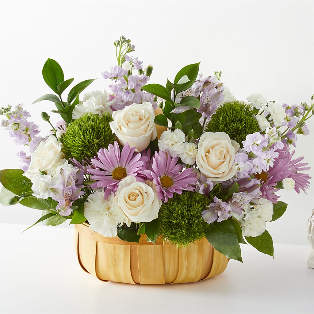 Peace & Love Basket – Flowers By Vee, Tracy CA