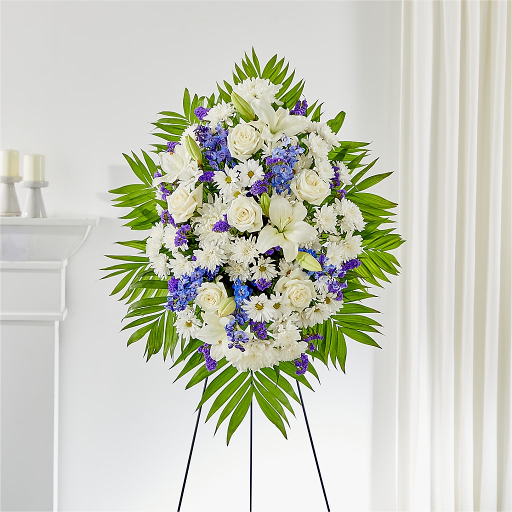 At Rest Standing Spray – Flowers By Vee, Tracy CA