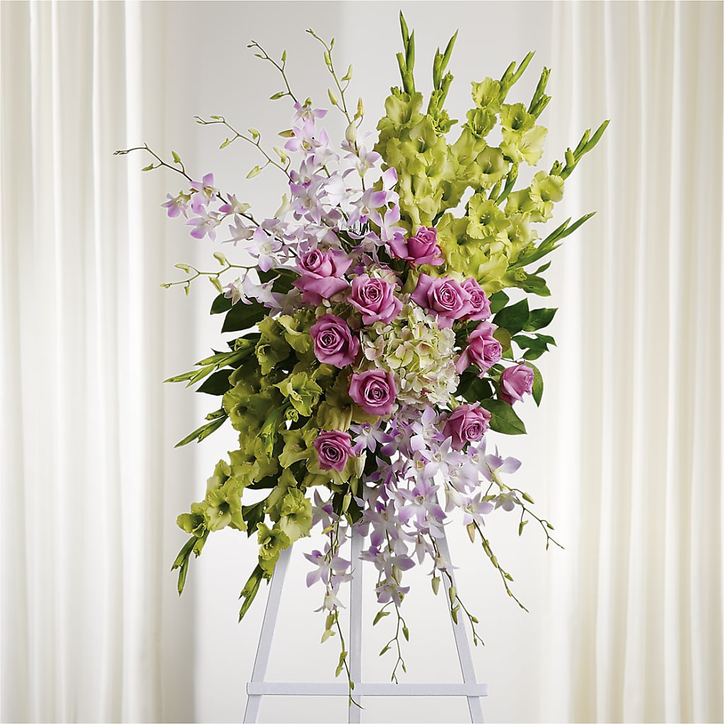 Lasting Legacy Standing Spray – Flowers By Vee, Tracy CA