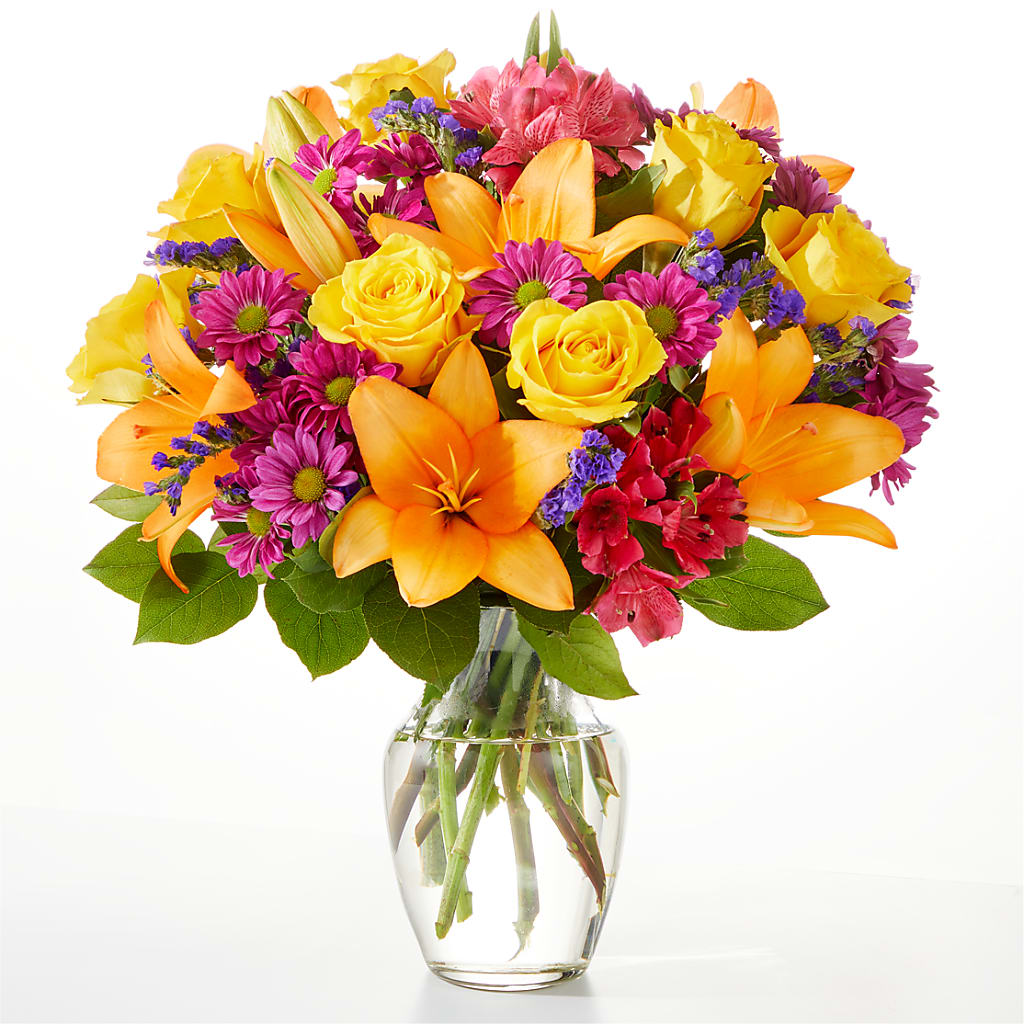 Colorful Visions Bouquet – Flowers By Vee, Tracy CA