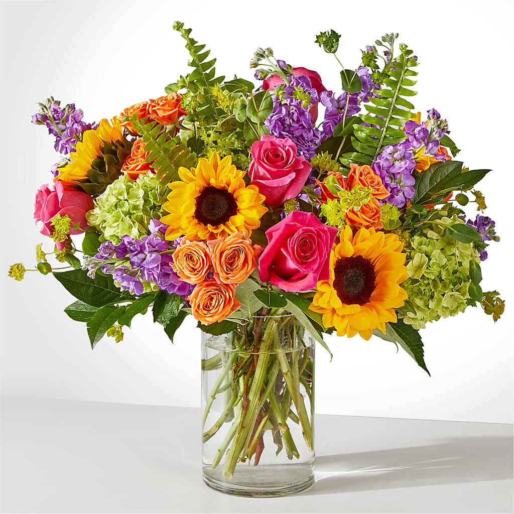 Vibrant Greetings Bouquet – Flowers By Vee, Tracy CA