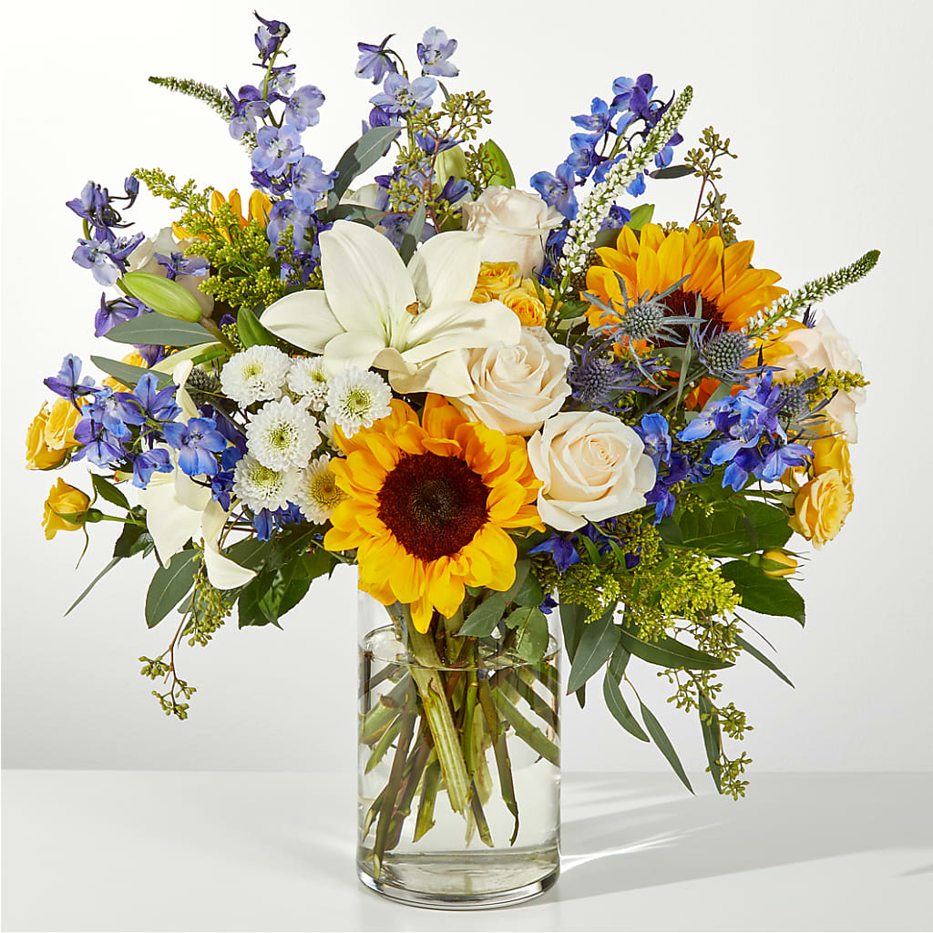Wonderfully Sunny Bouquet – Flowers By Vee, Tracy CA