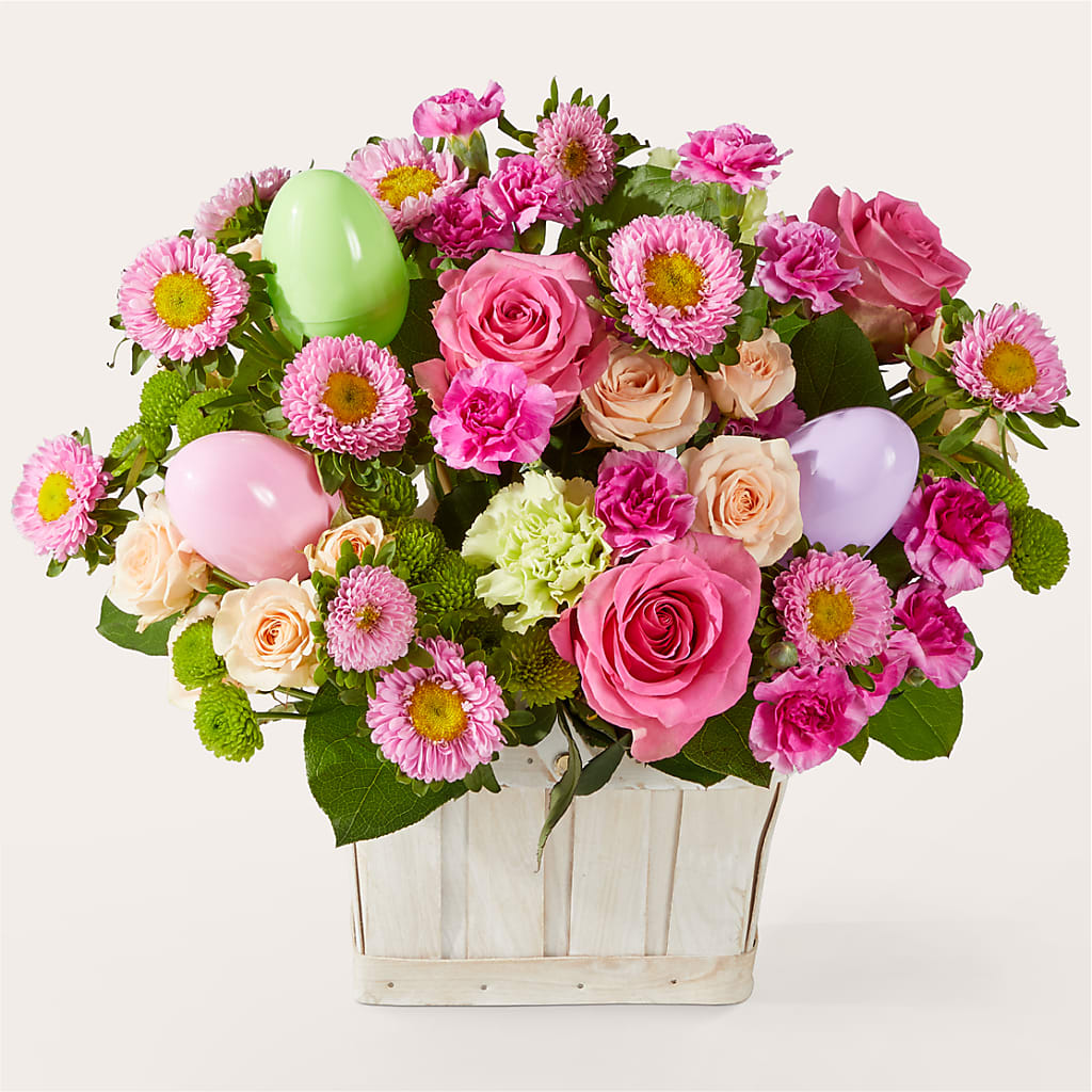 Get Eggcited Basket – Flowers By Vee, Tracy CA