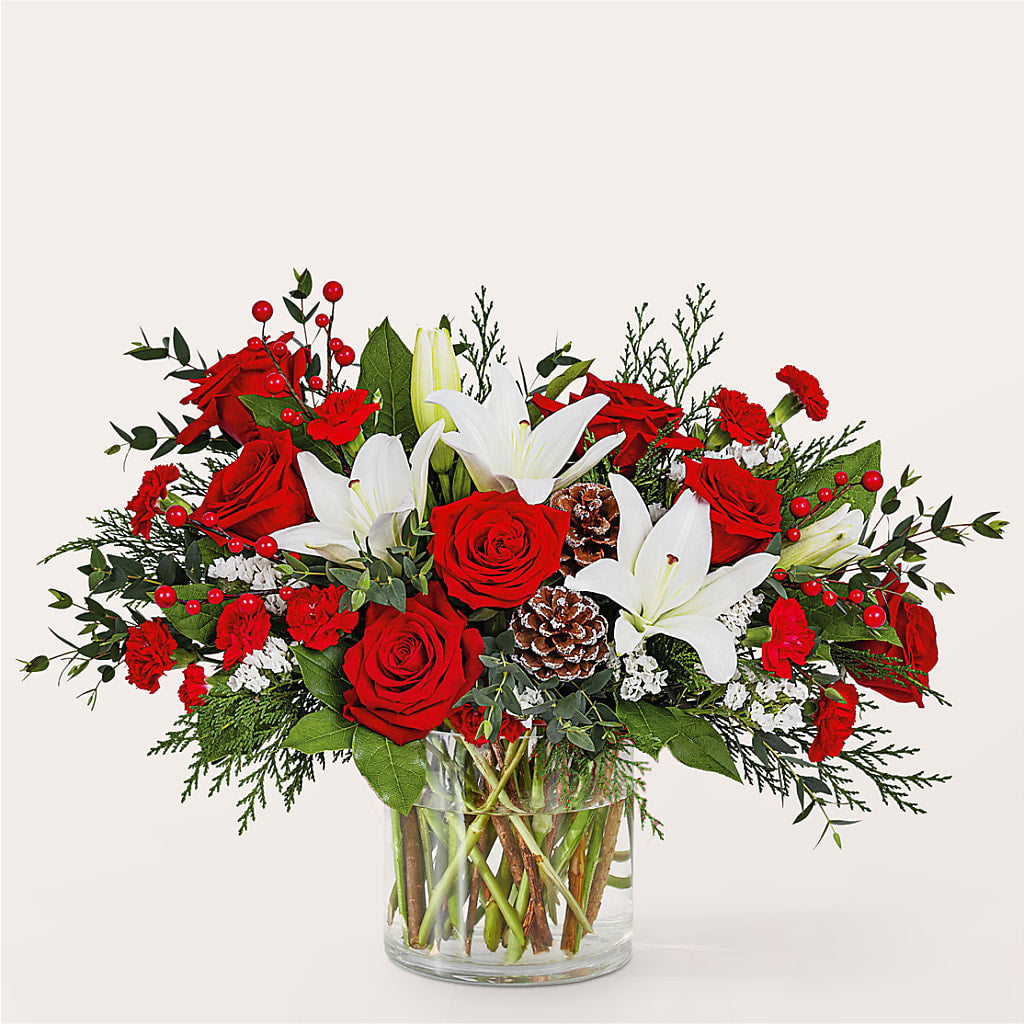 Best in Snow Bouquet – Flowers By Vee, Tracy CA