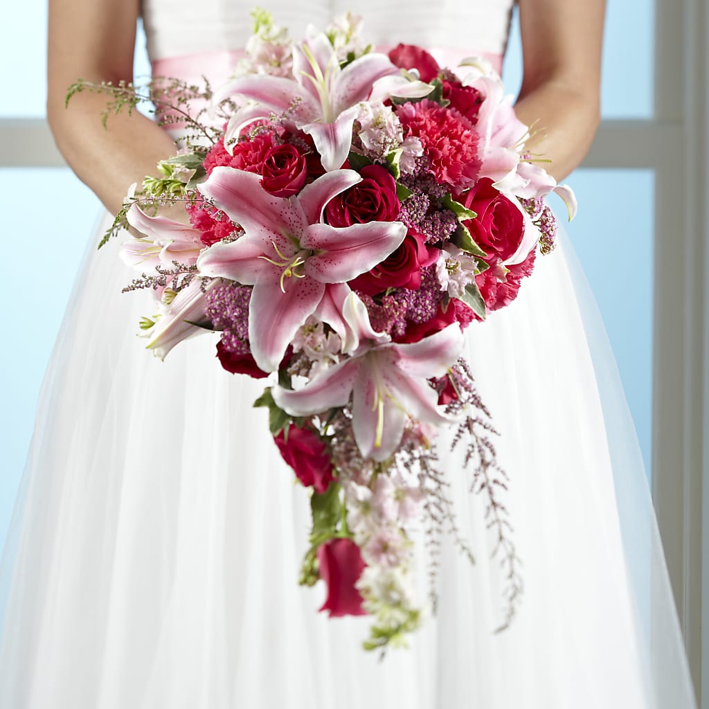 Lily & Rose Bouquet – Flowers By Vee, Tracy CA