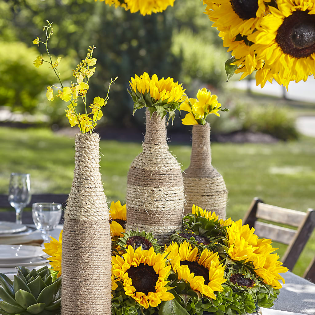 Sublime Garden Centerpiece – Flowers By Vee, Tracy CA