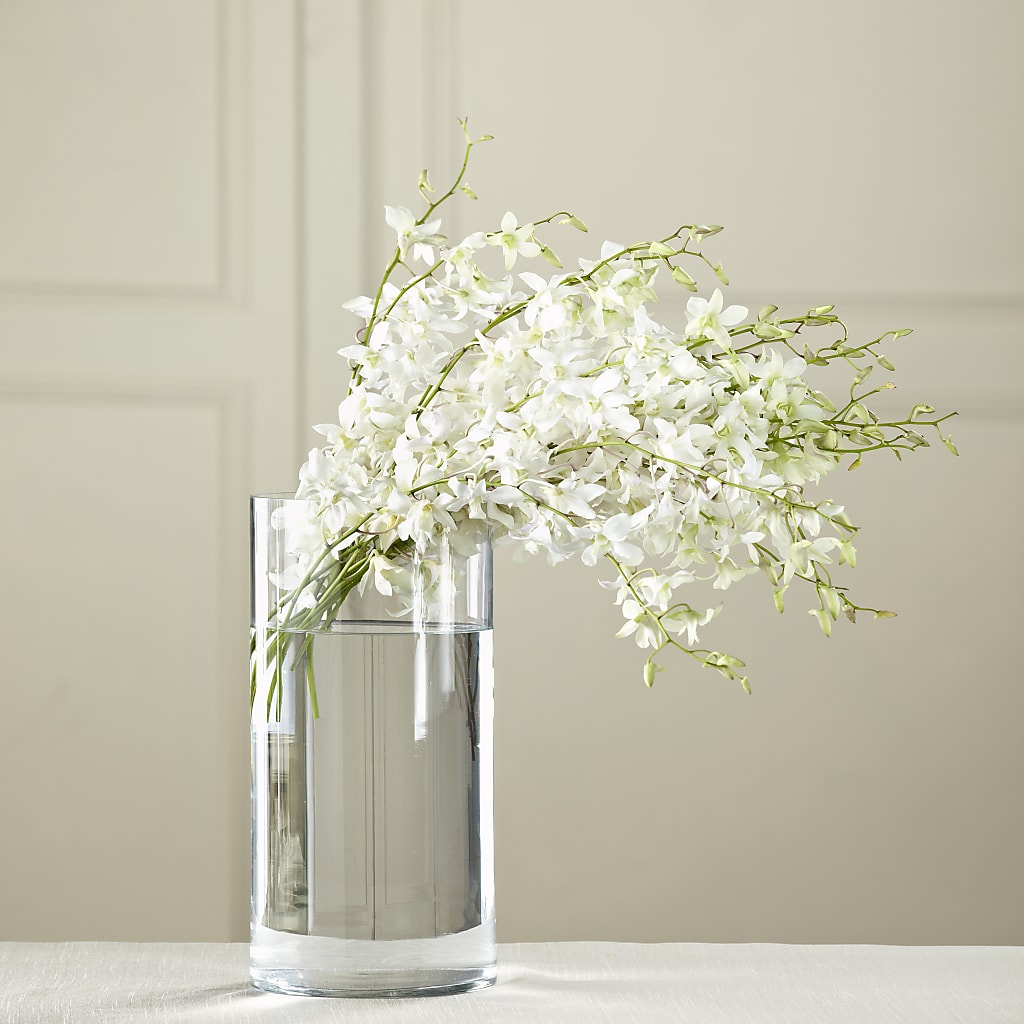 White Dendrobium Bouquet – Flowers By Vee, Tracy CA