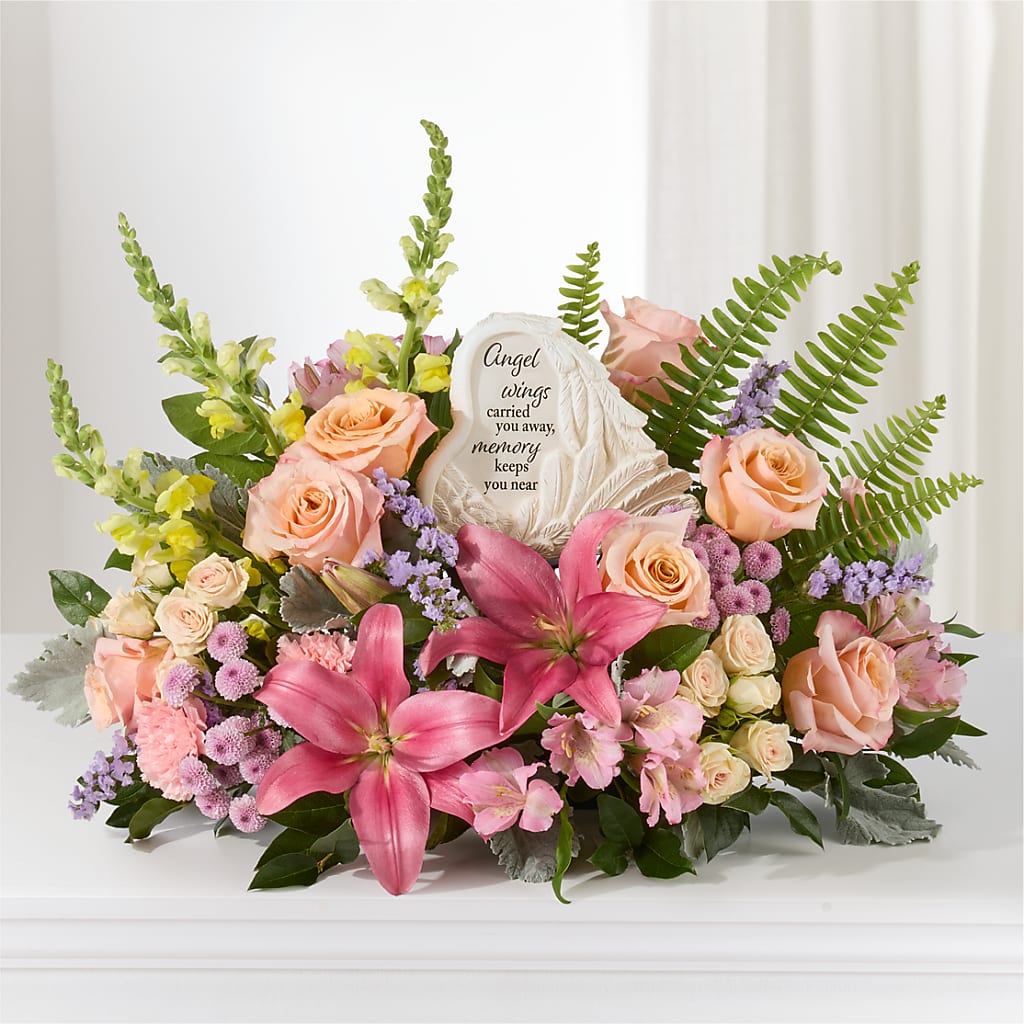 Gentle Light Arrangement –  Flowers By Vee, Tracy CA