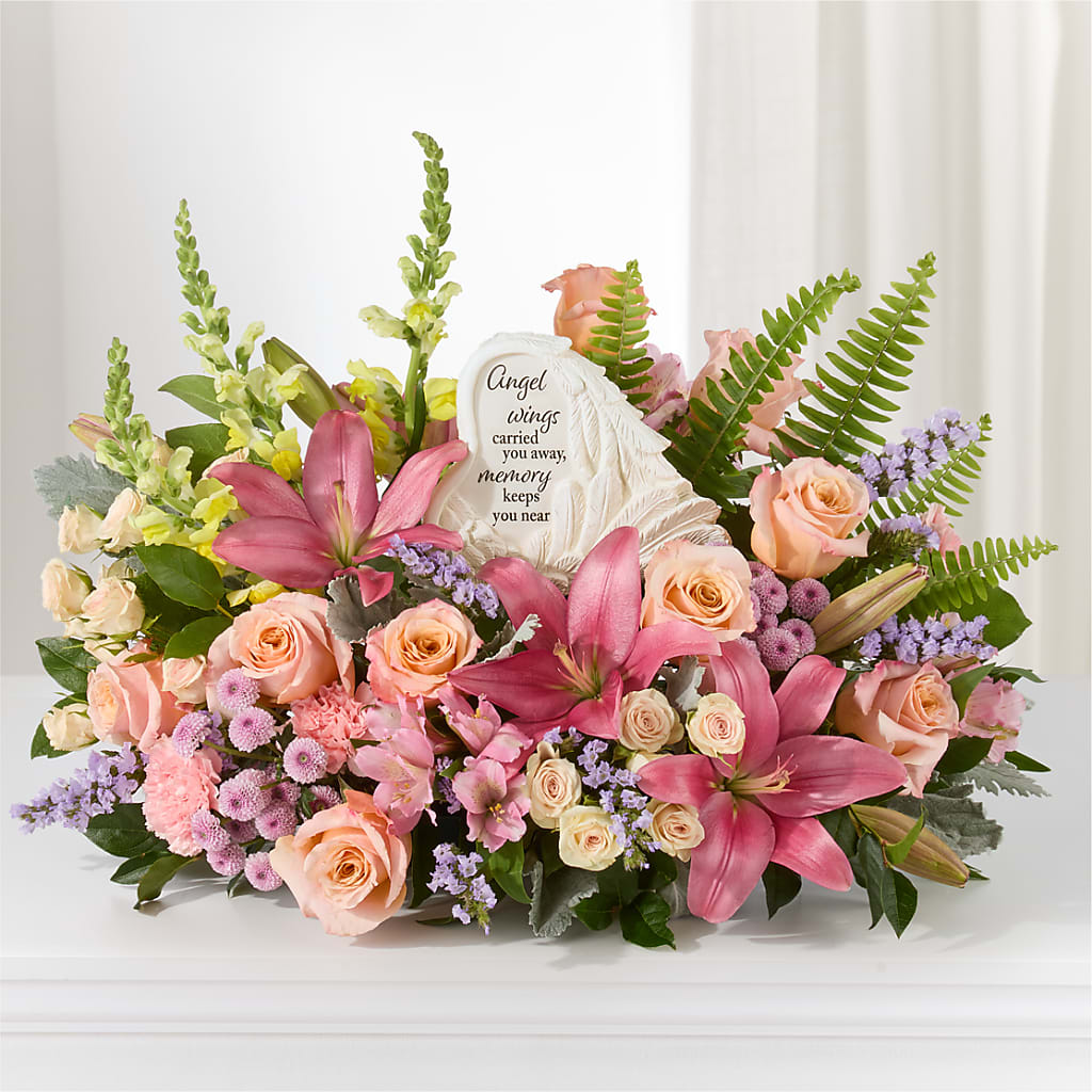 Gentle Light Arrangement –  Flowers By Vee, Tracy CA