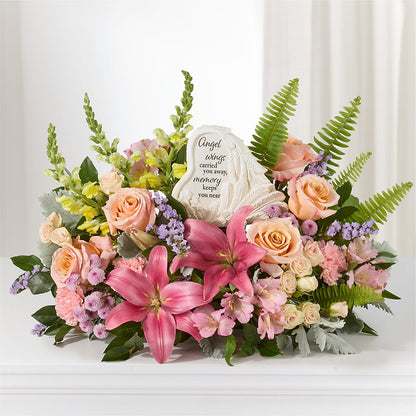 Gentle Light Arrangement –  Flowers By Vee, Tracy CA