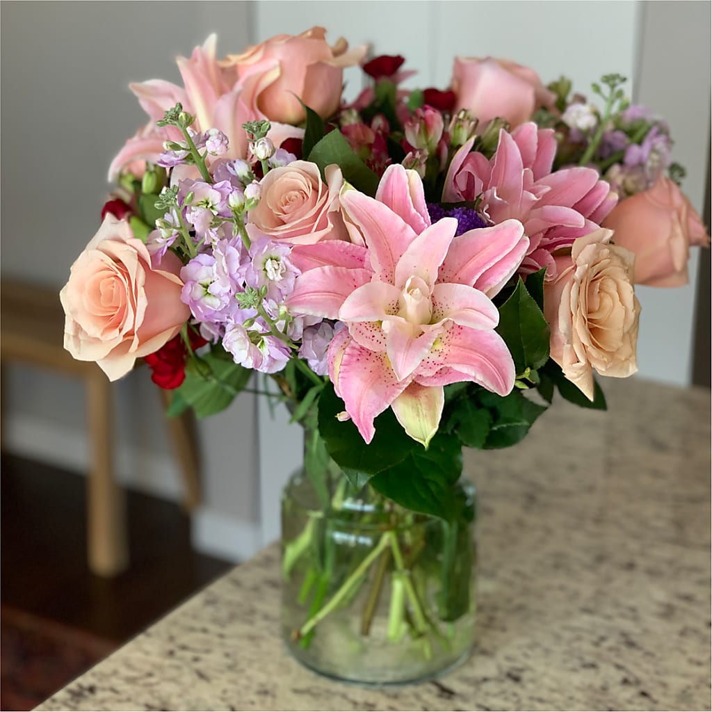 Romantique Bouquet –  Flowers By Vee, Tracy CA