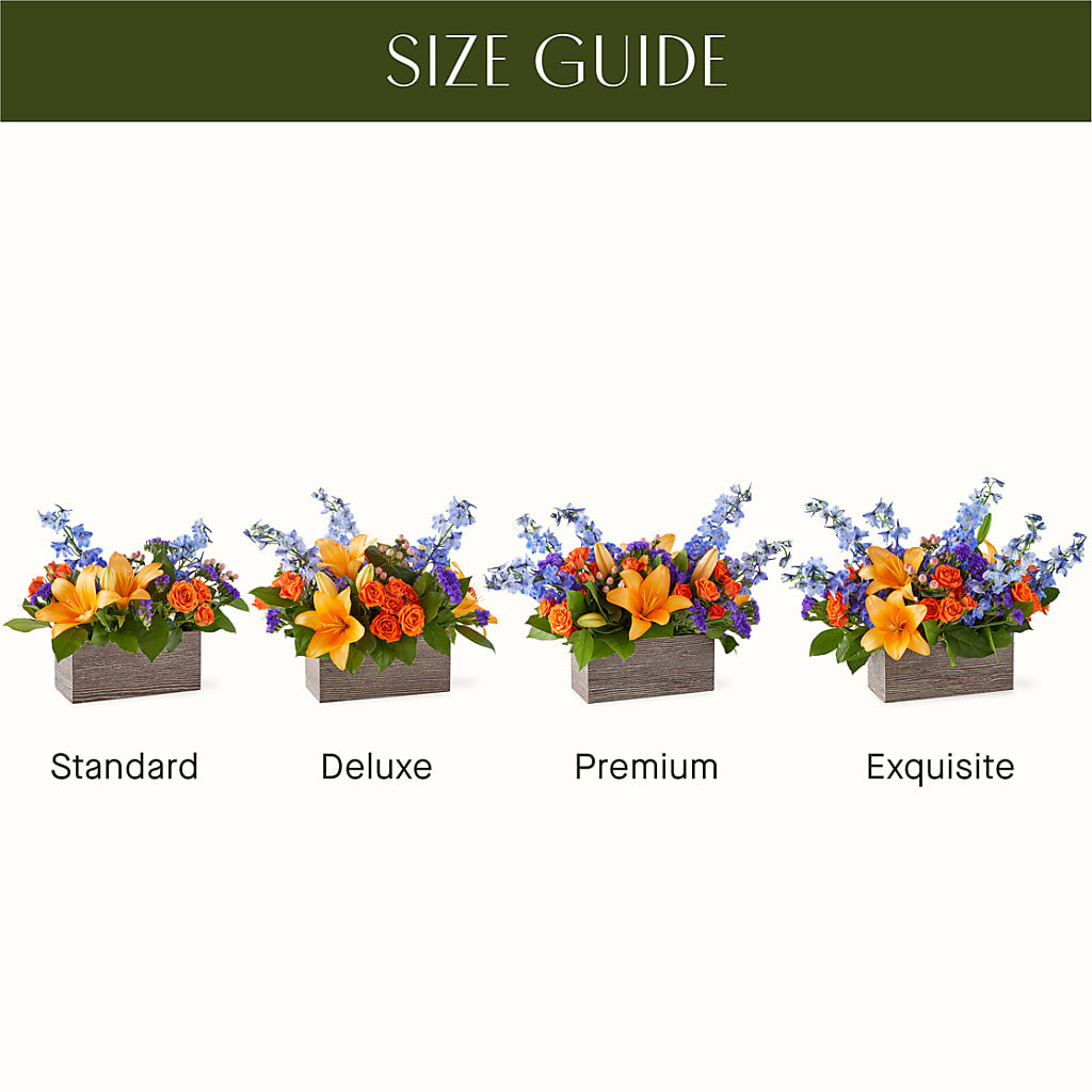 Radiant Citrus Box Bouquet –  Flowers By Vee, Tracy CA