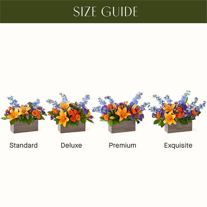 Radiant Citrus Box Bouquet –  Flowers By Vee, Tracy CA