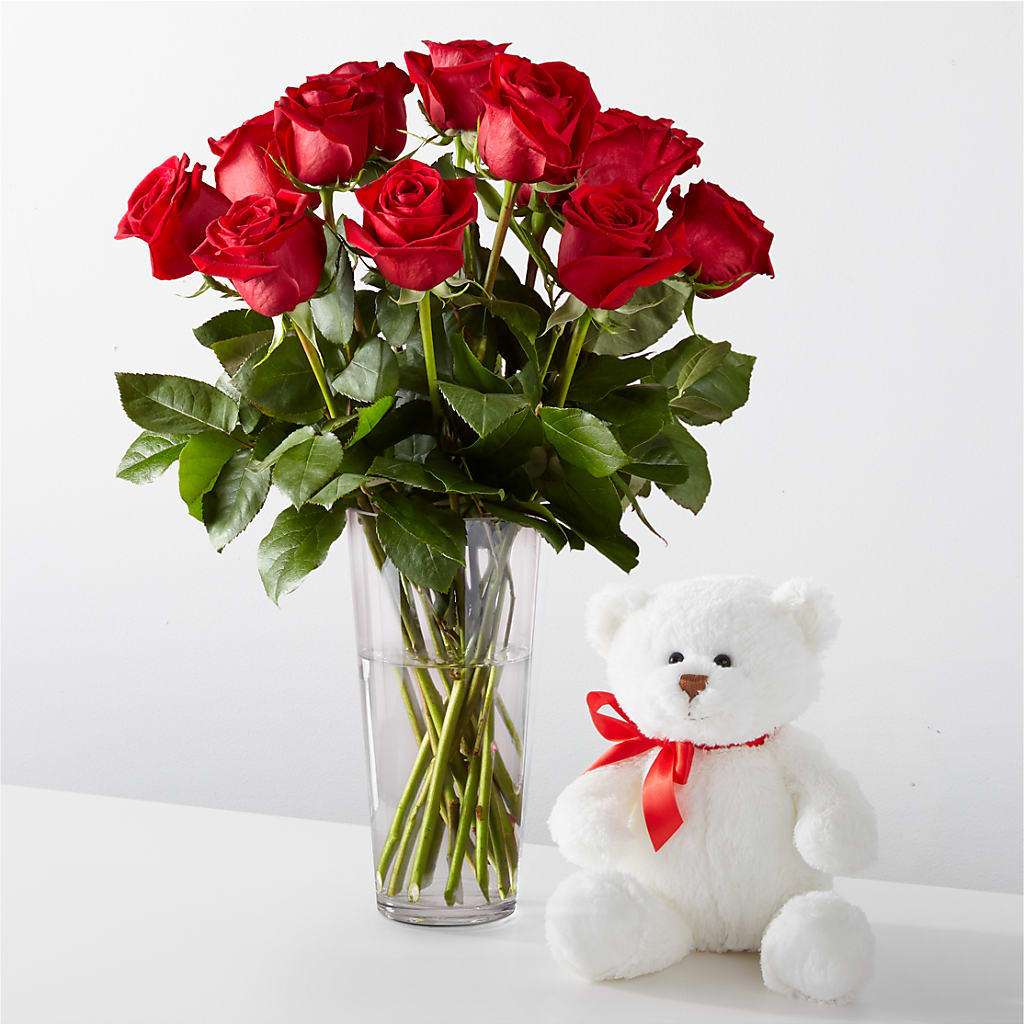 Romantic Long Stem Red Rose Bouquet Bundles –  Flowers By Vee, Tracy CA