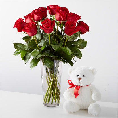 Romantic Long Stem Red Rose Bouquet Bundles –  Flowers By Vee, Tracy CA