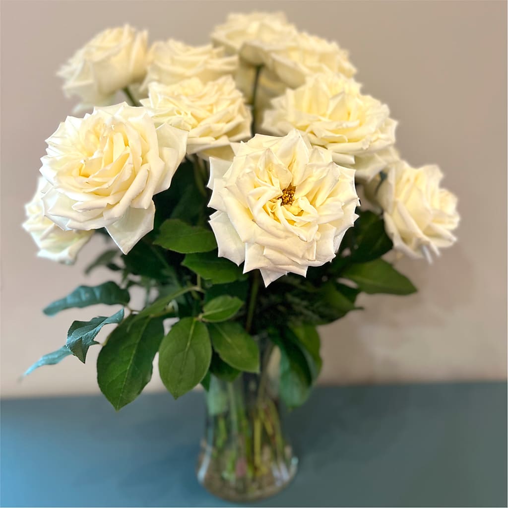 Long Stem Yellow Rose Bouquet –  Flowers By Vee, Tracy CA