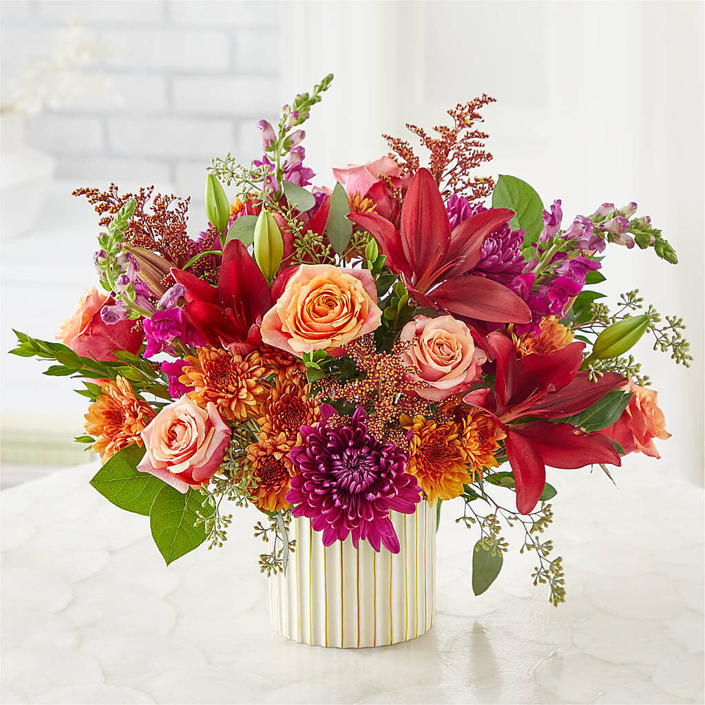 Burgundy Landscape Bouquet –  Flowers By Vee, Tracy CA
