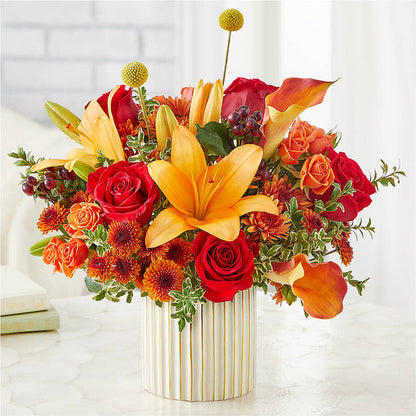 Scarlet Skies Bouquet –  Flowers By Vee, Tracy CA