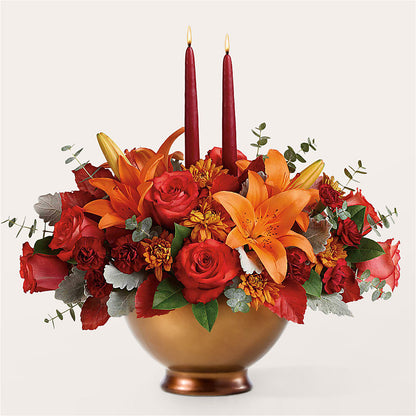 Fruits of Fall Centerpiece –  Flowers By Vee, Tracy CA