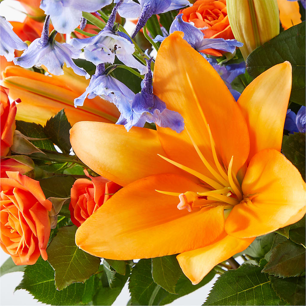 Radiant Citrus Bouquet –  Flowers By Vee, Tracy CA