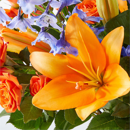 Radiant Citrus Bouquet –  Flowers By Vee, Tracy CA