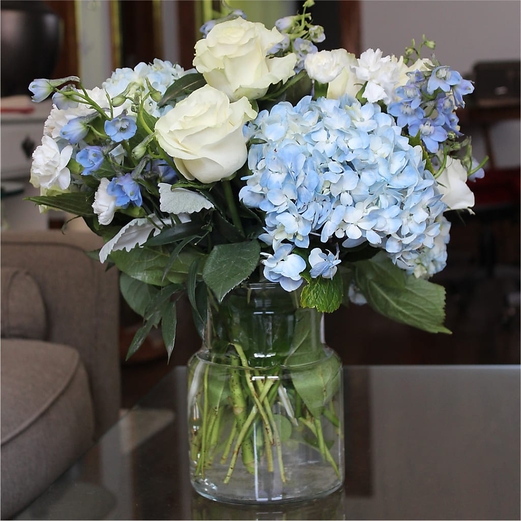 Clear Skies Bouquet –  Flowers By Vee, Tracy CA