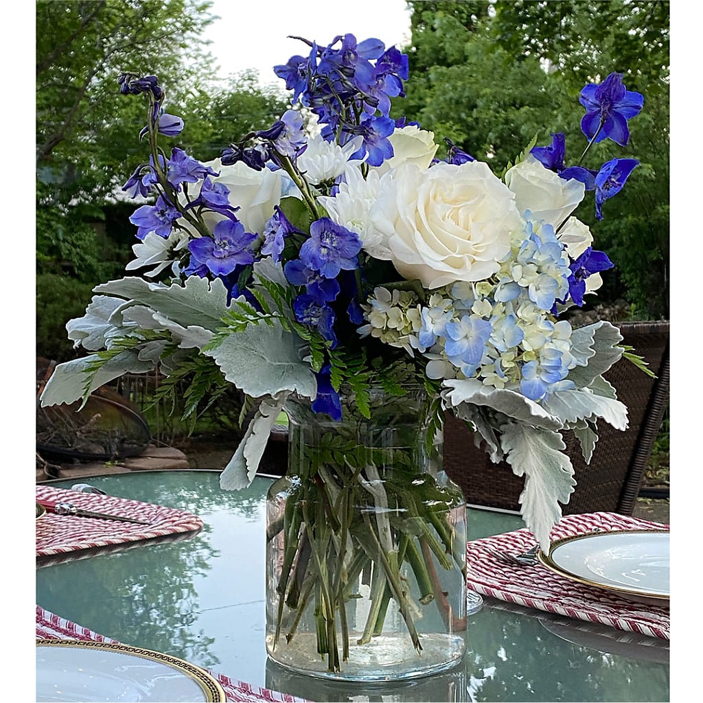 Clear Skies Bouquet –  Flowers By Vee, Tracy CA