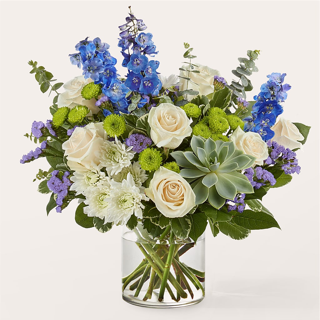 Cerulean Waves Bouquet –  Flowers By Vee, Tracy CA
