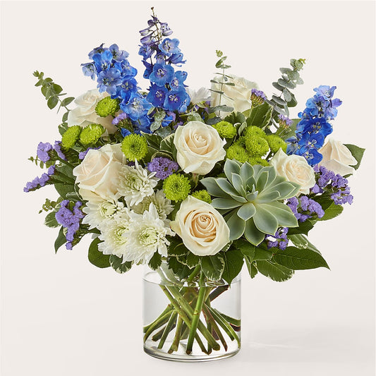Cerulean Waves Bouquet –  Flowers By Vee, Tracy CA